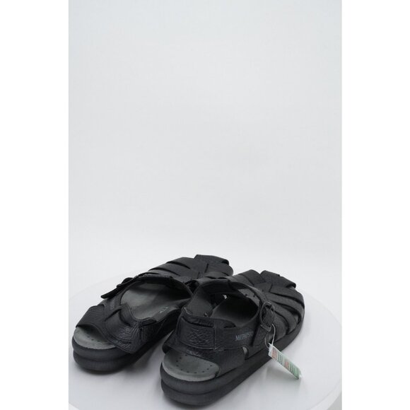 Mephisto Sam Black Leather Sandals Men's US 13M - Picture 3 of 6
